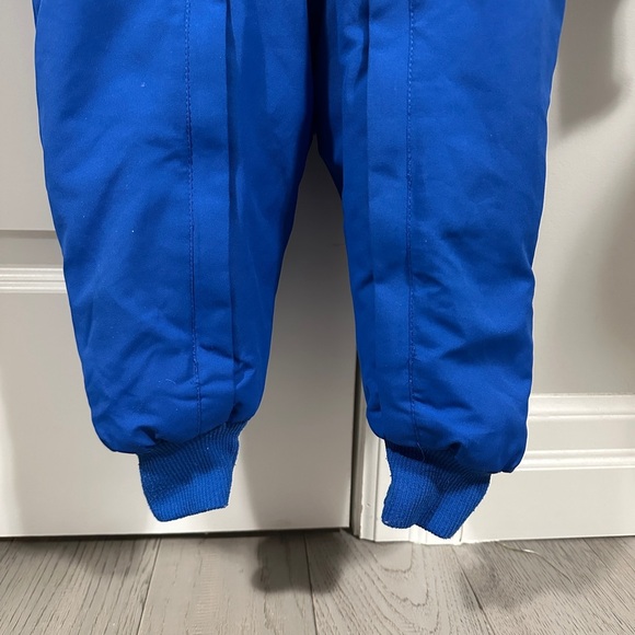 Mossi Toddler One Piece Snow Suit Blue With a Train Zipper Size 18 months - Picture 8 of 11